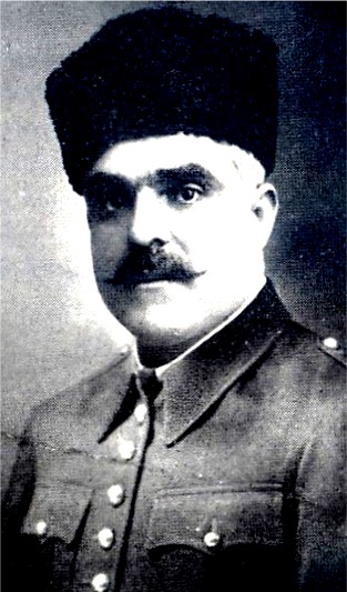 Avedís Kalemkirian, comandante de las milicias armenias de autodefensa de Aintab.
