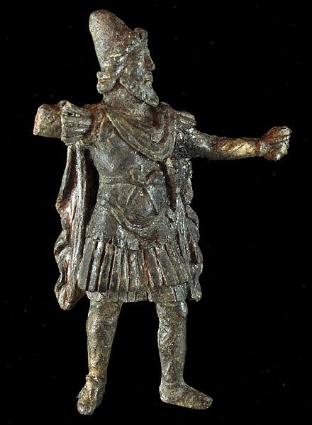 Escultura del santuario de Doliche, descubierto en 2007.